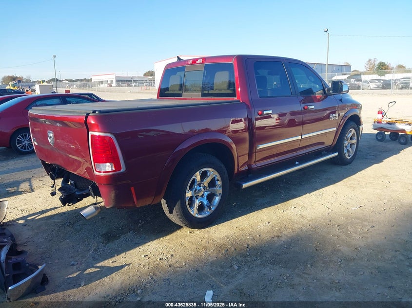 2016 RAM 1500 LARAMIE - 1C6RR6NT8GS278105