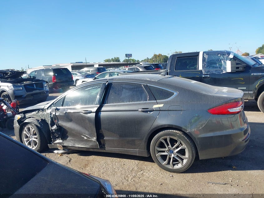 2019 Ford Fusion Sel VIN: 3FA6P0CD2KR252779 Lot: 43625908