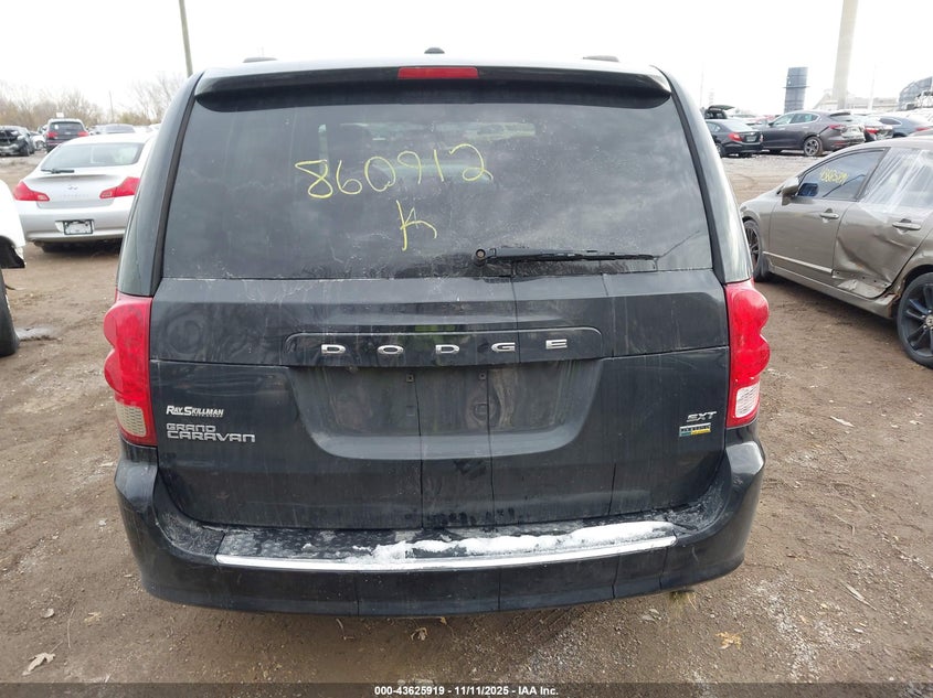 2017 Dodge Grand Caravan Sxt VIN: 2C4RDGCG3HR860912 Lot: 43625919