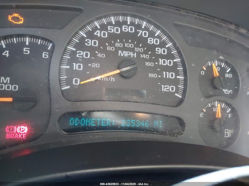 2004 Chevrolet Tahoe Ls VIN: 1GNEC13V64J316827 Lot: 43625933