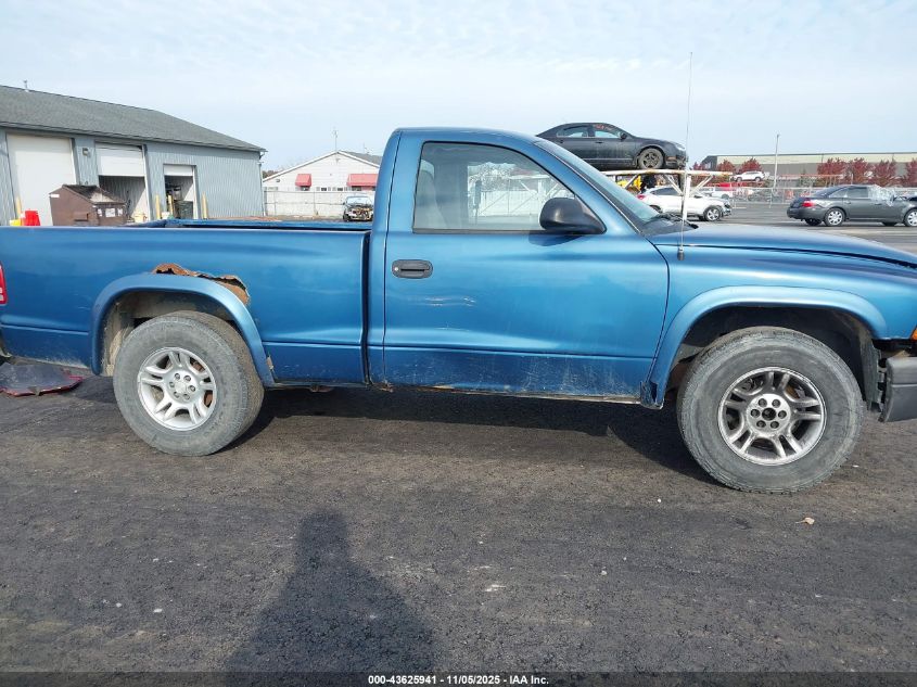 2003 Dodge Dakota VIN: 1D7FL16XX3S181585 Lot: 43625941