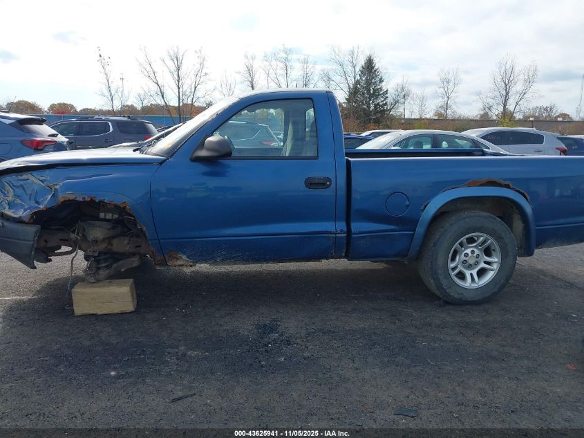 2003 Dodge Dakota VIN: 1D7FL16XX3S181585 Lot: 43625941