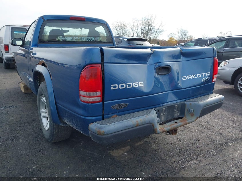 1D7FL16XX3S181585 2003 DODGE DAKOTA photo no. 3