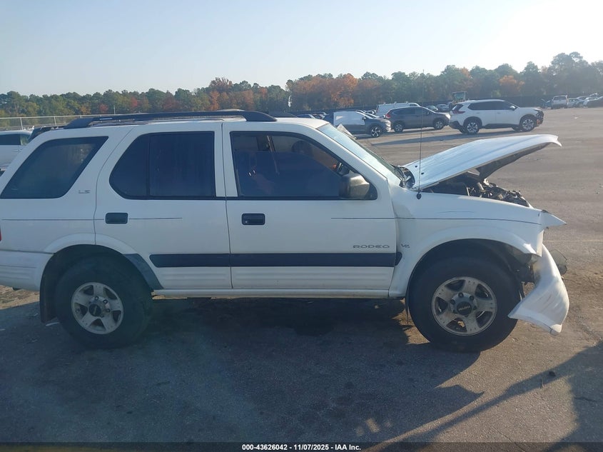 1999 Isuzu Rodeo Ls/Lse/S 3.2L VIN: 4S2CK58W9X4334273 Lot: 43626042