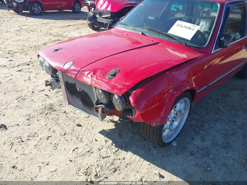 1985 BMW 325 E VIN: WBAAB5403F9509460 Lot: 43626061