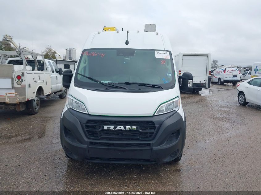 2023 Ram Promaster 2500 High Roof 159 Wb VIN: 3C6LRVDGXPE603778 Lot: 43626091