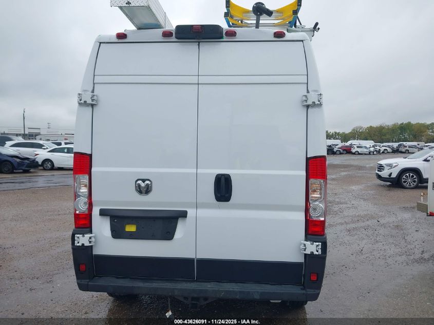 2023 Ram Promaster 2500 High Roof 159 Wb VIN: 3C6LRVDGXPE603778 Lot: 43626091