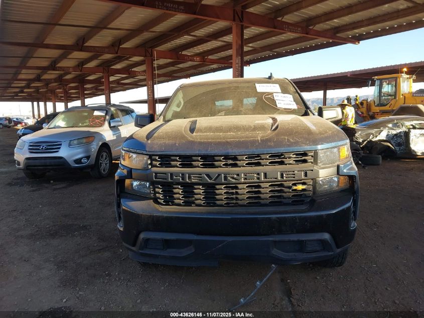 2021 Chevrolet Silverado 1500 2Wd Short Bed Wt VIN: 3GCPWAEHXMG287589 Lot: 43626146