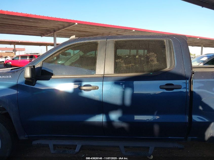 2021 Chevrolet Silverado 1500 2Wd Short Bed Wt VIN: 3GCPWAEHXMG287589 Lot: 43626146