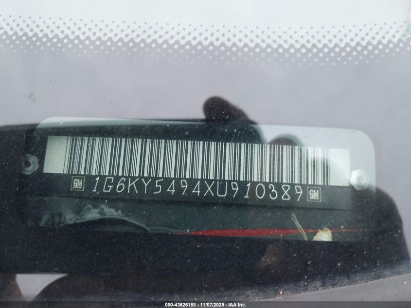 1G6KY5494XU910389 1999 CADILLAC SEVILLE photo no. 9