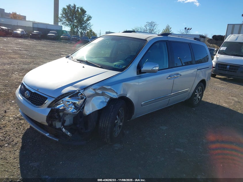 2014 KIA SEDONA EX KNDMH4C79E6571937
