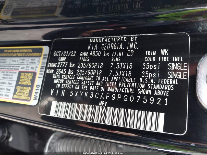 2023 KIA SPORTAGE EX - 5XYK3CAF9PG075921