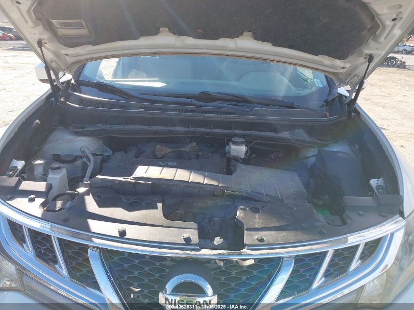 2012 Nissan Murano Sv VIN: JN8AZ1MW1CW201684 Lot: 43626311