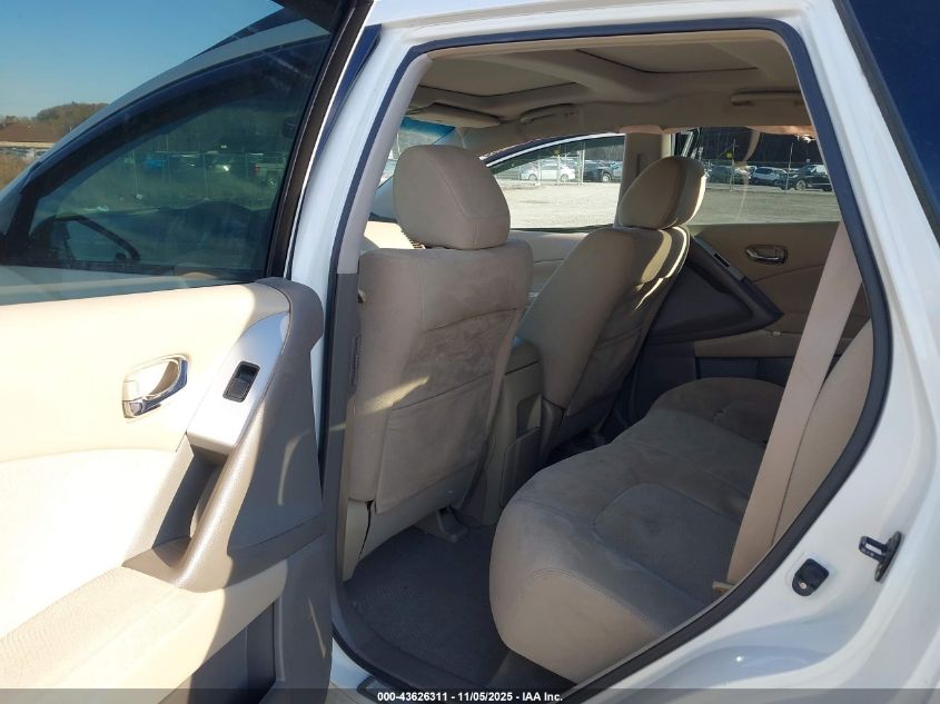 2012 Nissan Murano Sv VIN: JN8AZ1MW1CW201684 Lot: 43626311