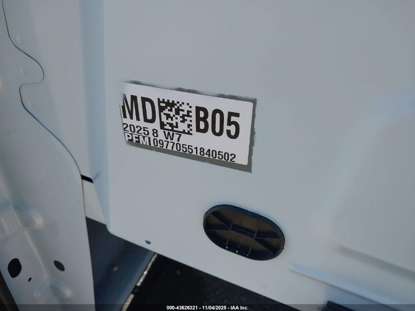 2025 Dodge Ram 2500 VIN: 2025DODGERAMBED Lot: 43626321