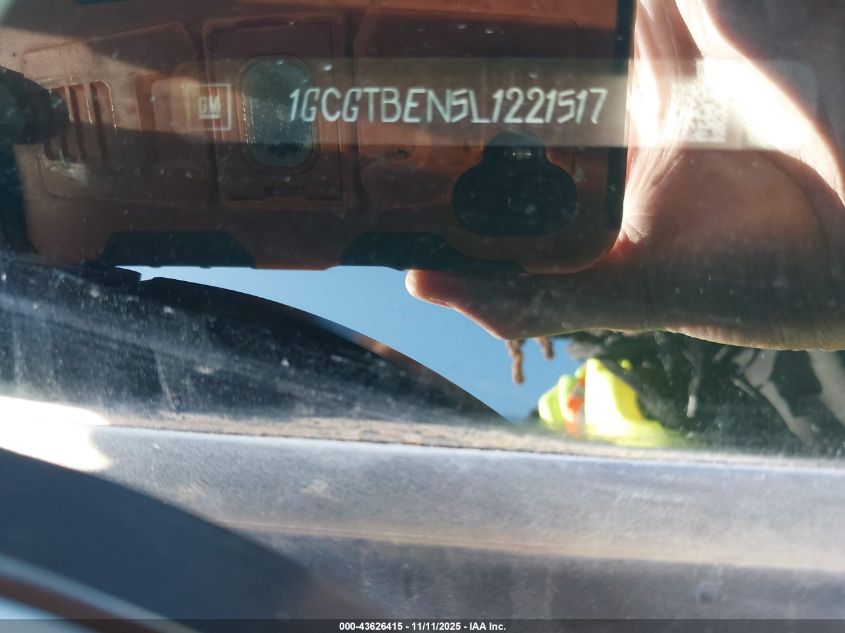 2020 Chevrolet Colorado 4Wd Short Box Wt VIN: 1GCGTBEN5L1221517 Lot: 43626415