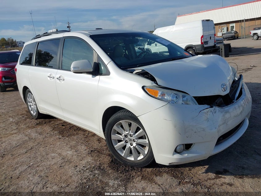 2014 TOYOTA SIENNA LIMITED V6 7 PASSENGER - 5TDYK3DC5ES433577