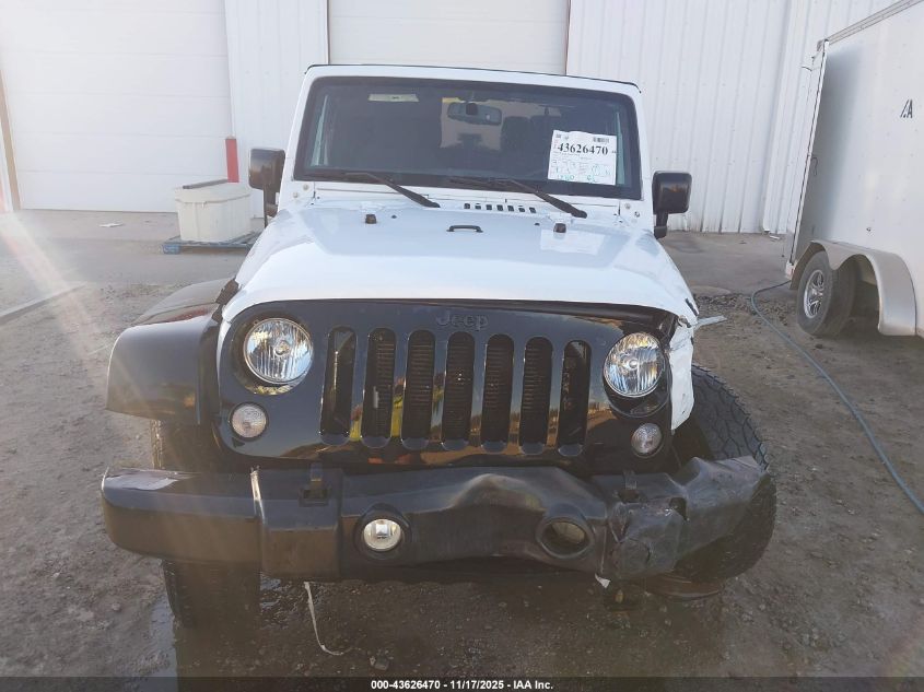2016 Jeep Wrangler Willys Wheeler VIN: 1C4AJWAG3GL120030 Lot: 43626470