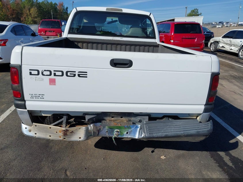 1998 Dodge Ram 1500 St/Ws VIN: 1B7HC16X2WS617434 Lot: 43626506