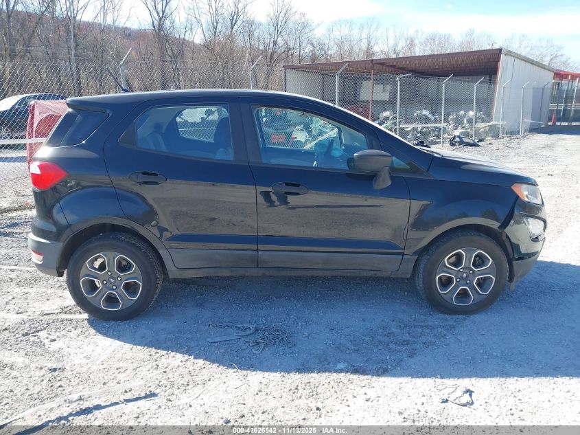 2019 Ford Ecosport S VIN: MAJ3S2FE1KC279228 Lot: 43626542