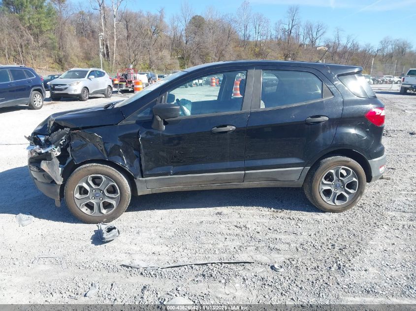 2019 Ford Ecosport S VIN: MAJ3S2FE1KC279228 Lot: 43626542