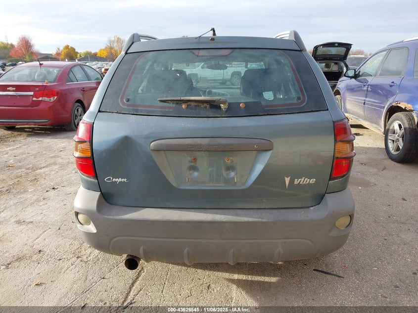2008 Pontiac Vibe VIN: 5Y2SL65888Z400087 Lot: 43626545