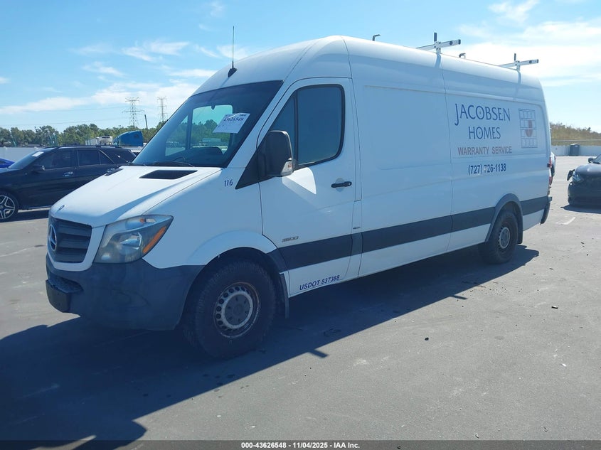 2015 MERCEDES-BENZ SPRINTER 2500 HIGH ROOF WD3PE8CC0FP134540