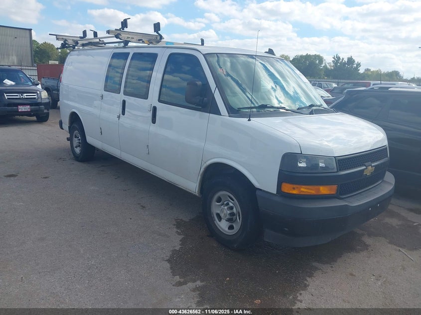 2020 CHEVROLET EXPRESS CARGO RWD 2500 EXTENDED WHEELBASE WT - 1GCWGBFG5L1271351