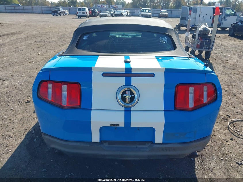 2012 Ford Mustang V6 Premium VIN: 1ZVBP8EM1C5212683 Lot: 43626569