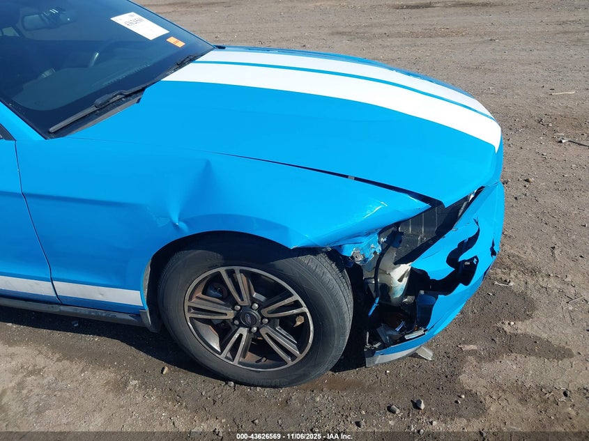 2012 Ford Mustang V6 Premium VIN: 1ZVBP8EM1C5212683 Lot: 43626569