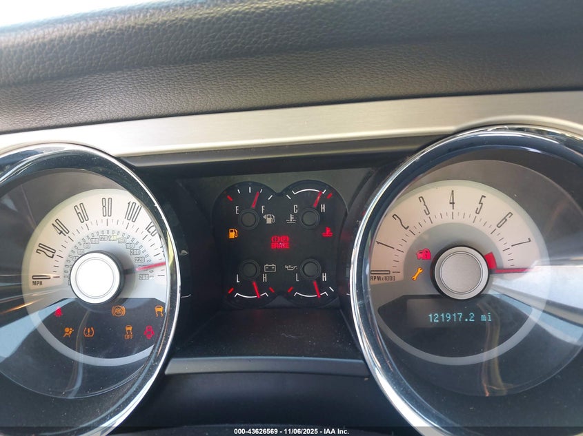 2012 Ford Mustang V6 Premium VIN: 1ZVBP8EM1C5212683 Lot: 43626569