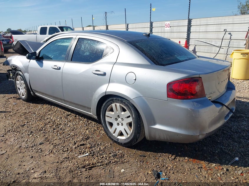 2014 DODGE AVENGER SE 1C3CDZAG3EN182261