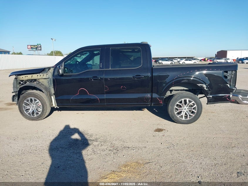 2022 FORD F-150 LARIAT 1FTEW1CP0NKD86448