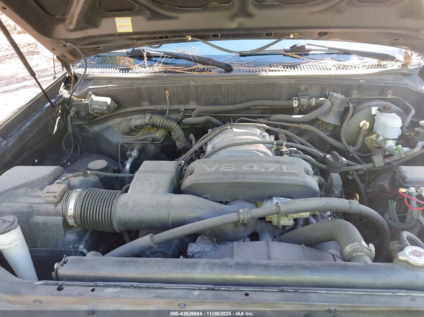 2000 Toyota Tundra Sr5 V8 VIN: 5TBBT4410YS061893 Lot: 43626684