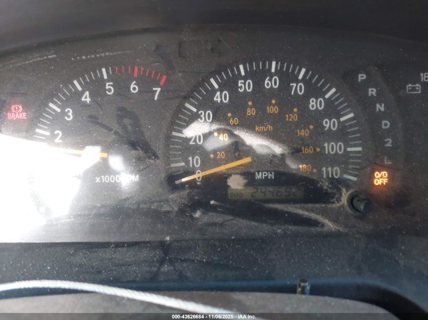 2000 Toyota Tundra Sr5 V8 VIN: 5TBBT4410YS061893 Lot: 43626684