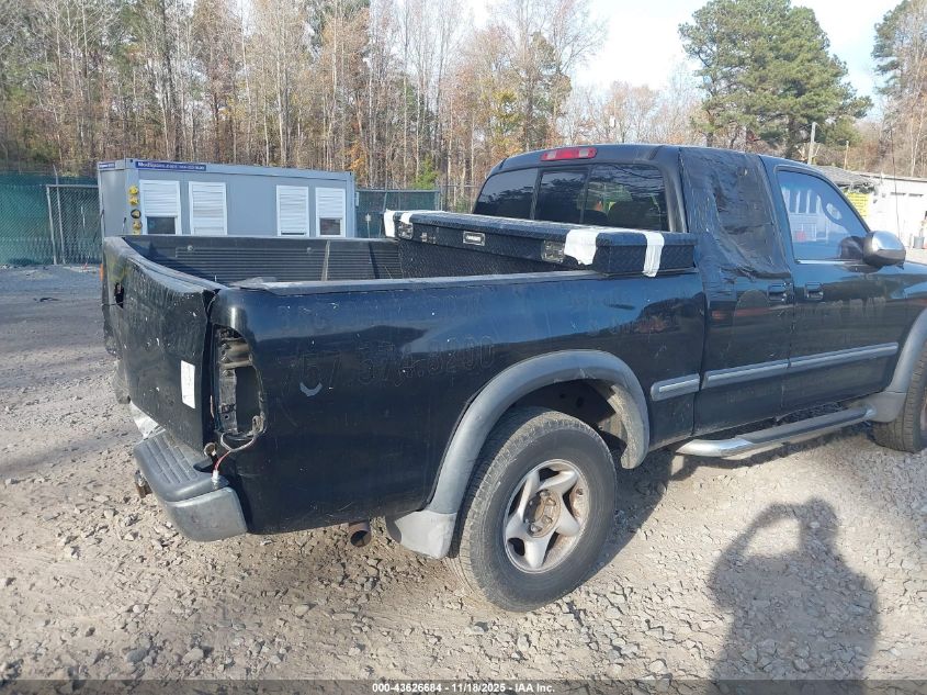 2000 Toyota Tundra Sr5 V8 VIN: 5TBBT4410YS061893 Lot: 43626684