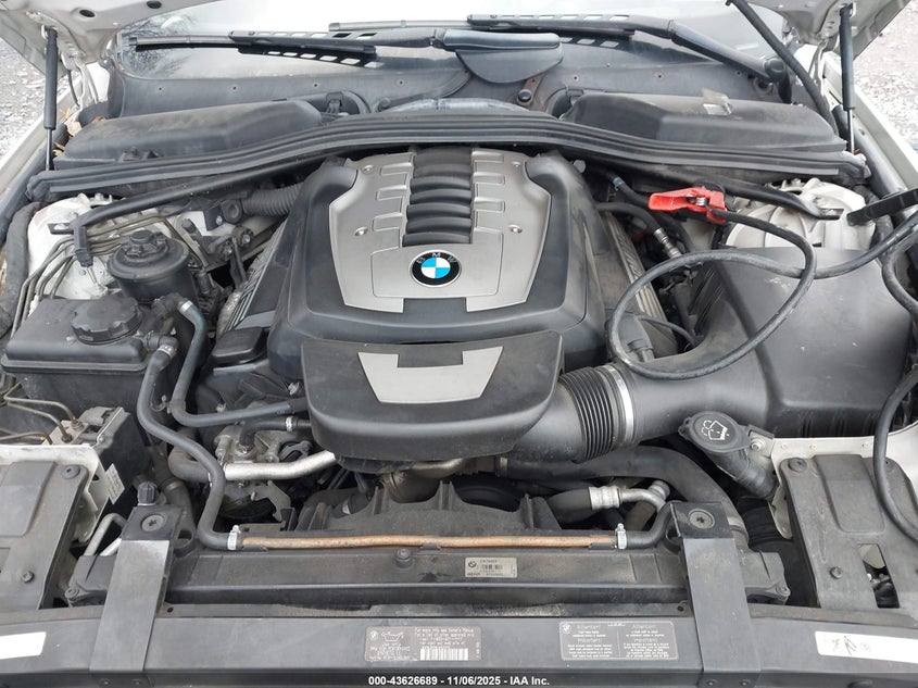 2006 BMW 650I VIN: WBAEK134X6CN79894 Lot: 43626689