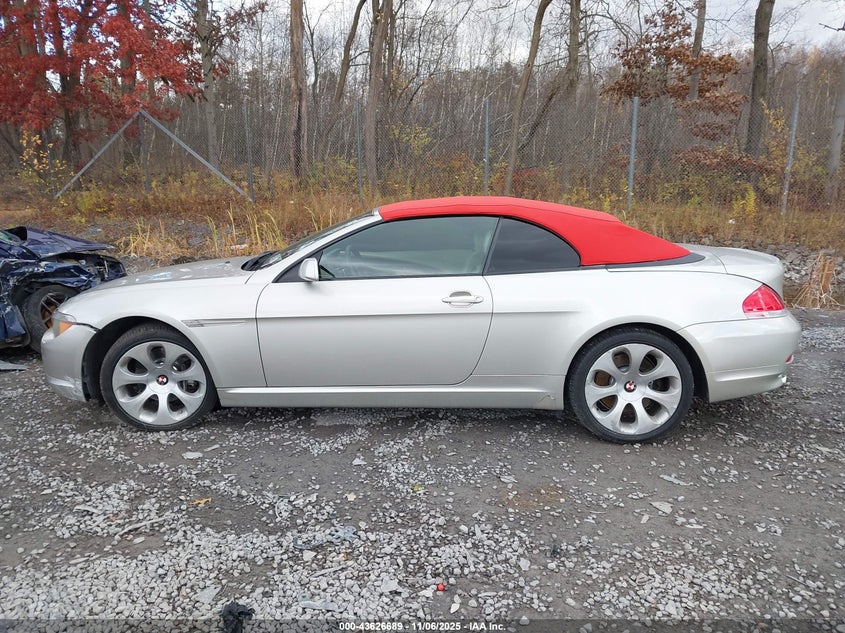 2006 BMW 650I VIN: WBAEK134X6CN79894 Lot: 43626689