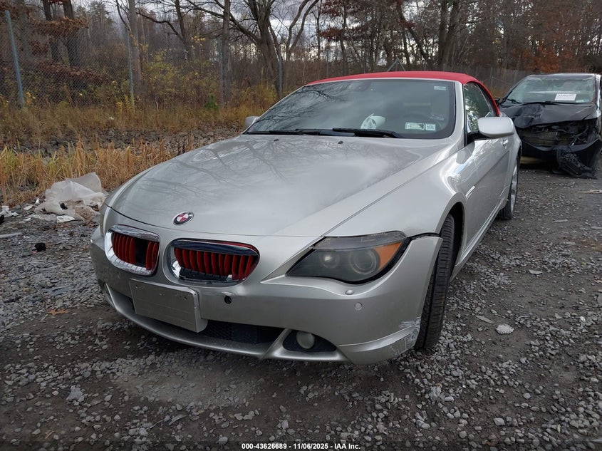 2006 BMW 650I VIN: WBAEK134X6CN79894 Lot: 43626689