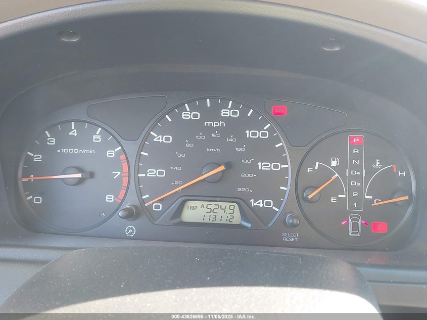 2001 Honda Odyssey Ex VIN: 2HKRL18731H601025 Lot: 43626695