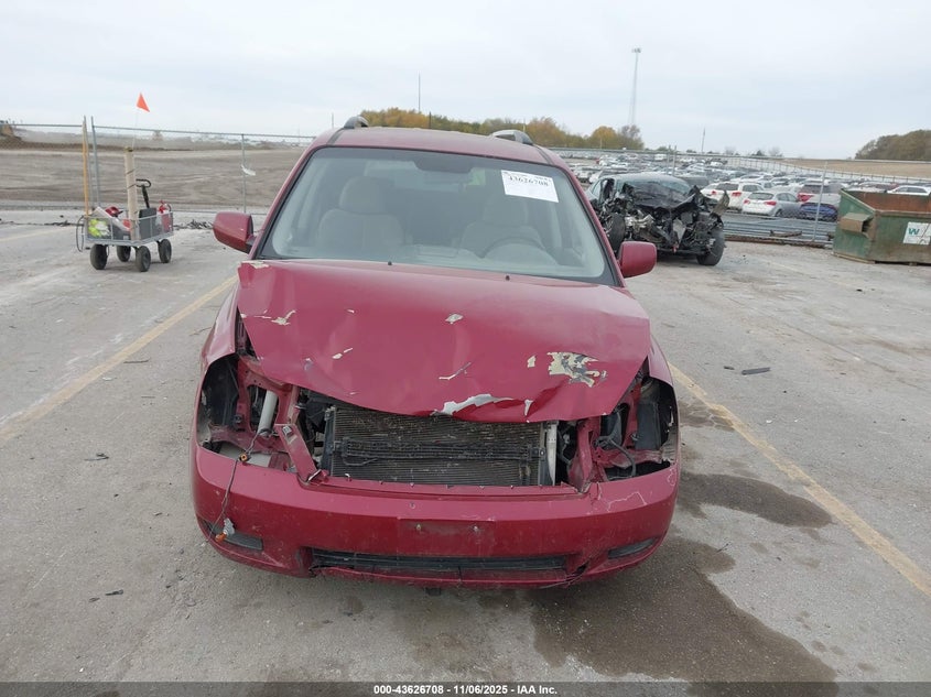 2010 Kia Sedona Lx VIN: KNDMG4C35A6326319 Lot: 43626708