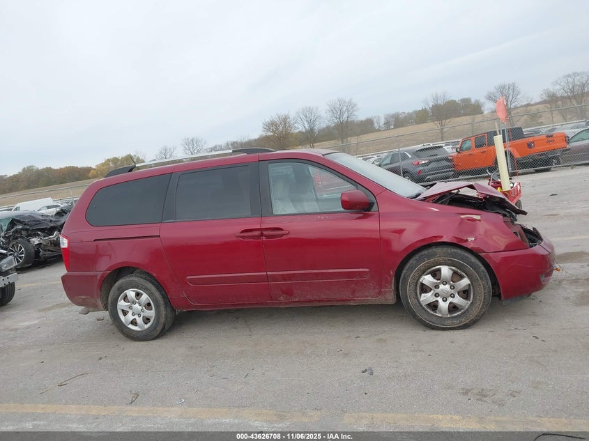 2010 Kia Sedona Lx VIN: KNDMG4C35A6326319 Lot: 43626708