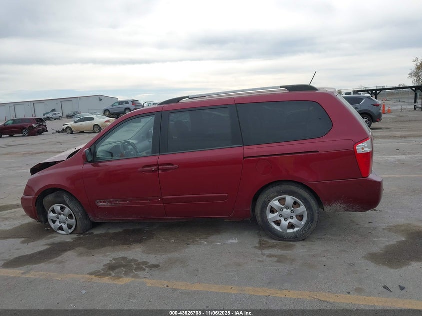 2010 Kia Sedona Lx VIN: KNDMG4C35A6326319 Lot: 43626708