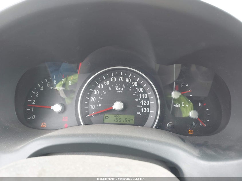 2010 Kia Sedona Lx VIN: KNDMG4C35A6326319 Lot: 43626708