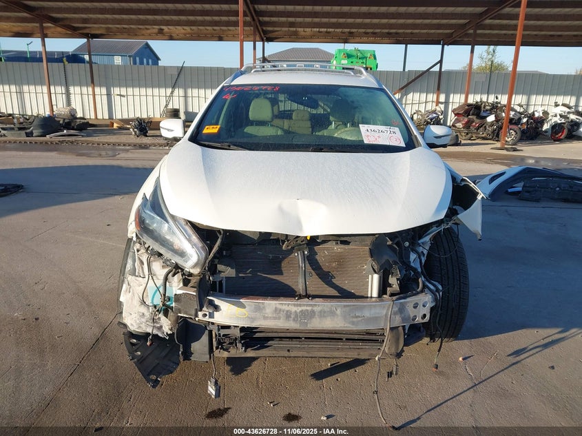 2018 Nissan Murano Sl VIN: 5N1AZ2MGXJN124662 Lot: 43626728