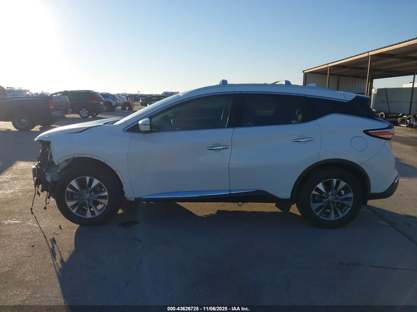 2018 Nissan Murano Sl VIN: 5N1AZ2MGXJN124662 Lot: 43626728