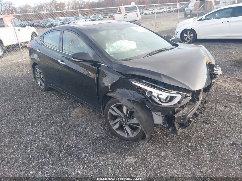 2014 HYUNDAI ELANTRA LIMITED - KMHDH4AE4EU107527