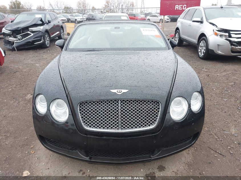2008 Bentley Continental Gtc VIN: SCBDR33W08C051861 Lot: 43626894