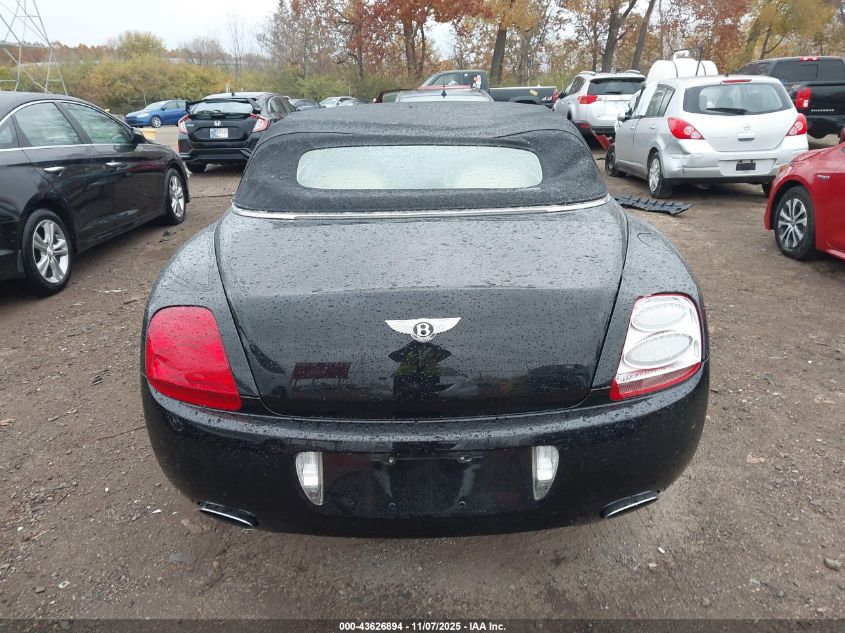 2008 Bentley Continental Gtc VIN: SCBDR33W08C051861 Lot: 43626894