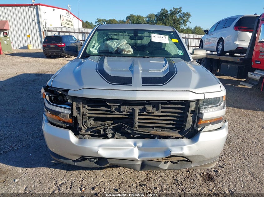 2018 CHEVROLET SILVERADO 1500 CUSTOM - 1GCRCPEC8JZ117591